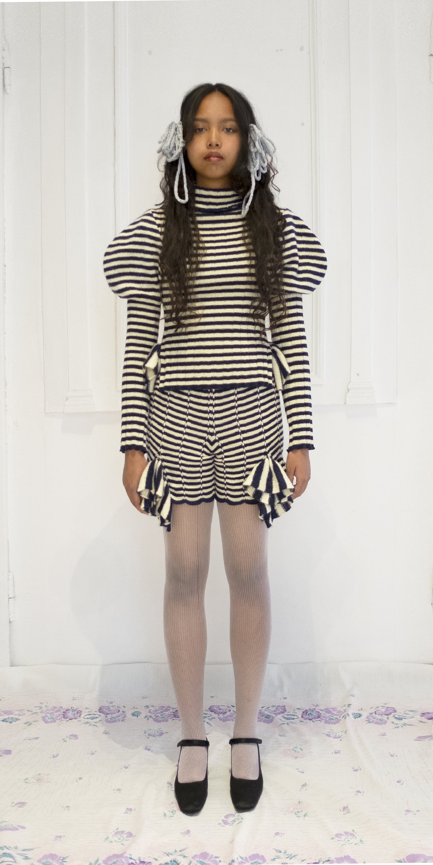 Striped Pourpoint Sweater