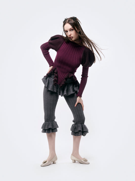 Doublet Plum Sweater