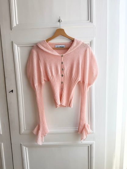 Peach Sailor Cardigan