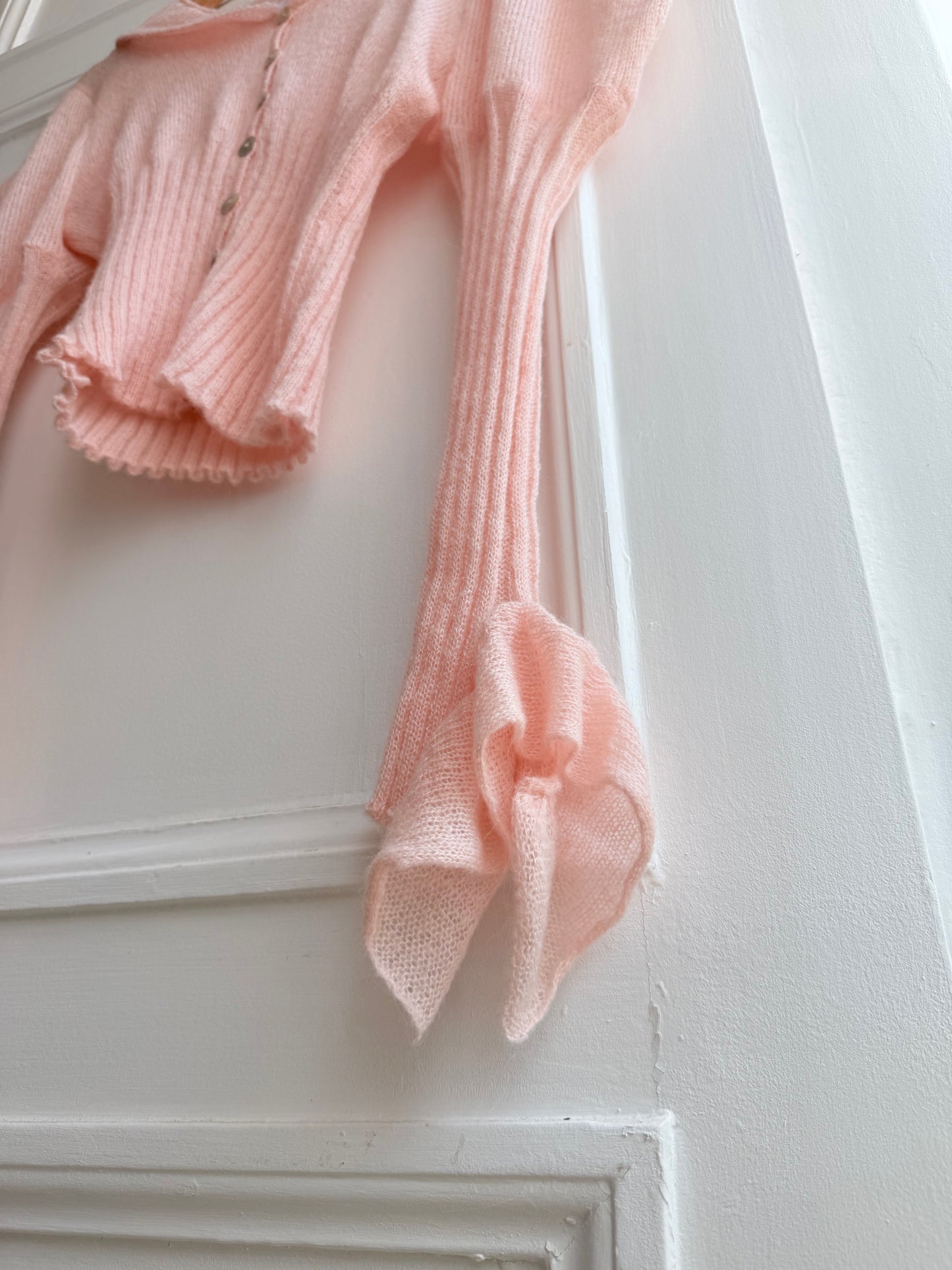 Peach Sailor Cardigan