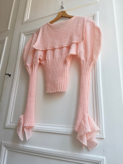 Peach Sailor Cardigan