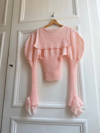 Peach Sailor Cardigan